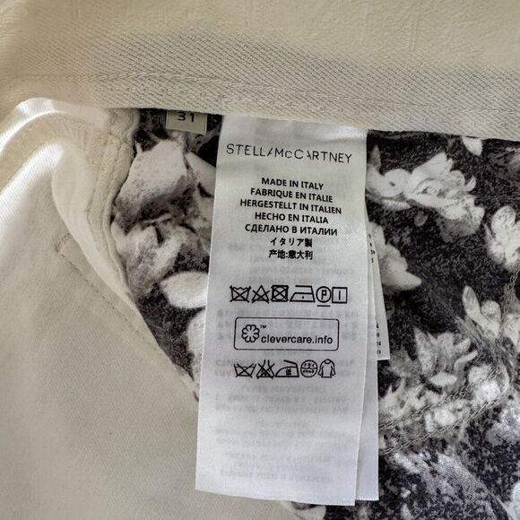 Stella McCartney Gold Patchwork Embroidery Boyfriend Jeans 31 - Picture 14 of 15